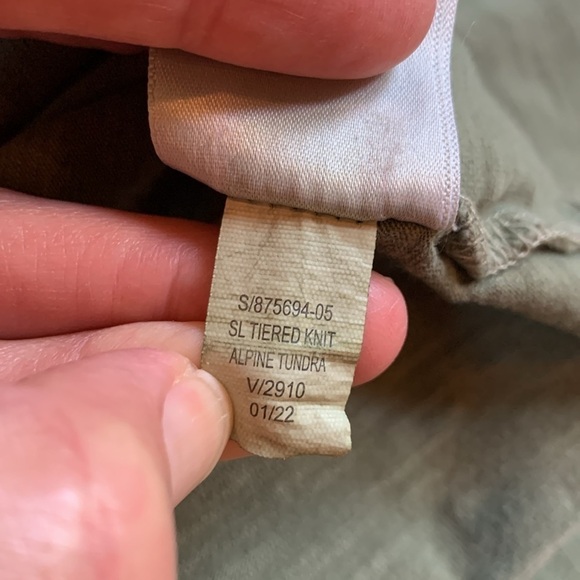 Old Navy sz XLP alpine green tiered super soft halter dress - Picture 7 of 7